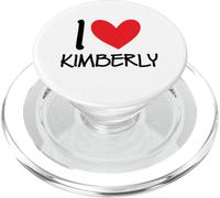 I Love Kimberly Nome Personalizzato Ragazza Donna BFF Cuore PopSockets PopGrip per MagSafe