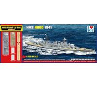 I Love Kit 65703 - HMS Hood 1941 Top Grade - Scala 1/700 - Scatola di Montaggio in plastica
