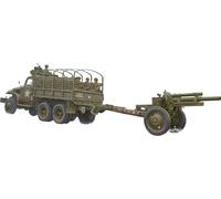 Modellino Camion USA Cckw-352 Macchina Gun Torretta Version Con M2a1 105mm Obice