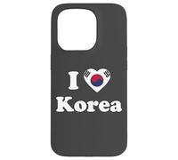 I Love Korea I Heart Korea Korean Custodia per iPhone 15 Pro