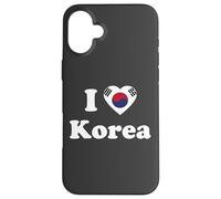I Love Korea I Heart Korea Korean Custodia per iPhone 16 Plus