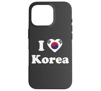I Love Korea I Heart Korea Korean Custodia per iPhone 16 Pro