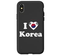 I Love Korea I Heart Korea Korean Custodia per iPhone X/XS