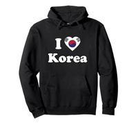 I Love Korea I Heart Korea Korean Felpa con Cappuccio