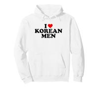 I Love Korean Men Felpa con Cappuccio