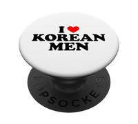 I Love Korean Men PopSockets PopGrip Adesivo