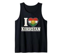 I Love Kurdistan Curdo Curdi Canotta