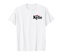 I Love Kylie I Heart Kylie Nome su Una Tee Maglietta
