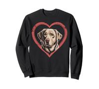 I Love Labrador Retrievers Cuore Labrador Felpa