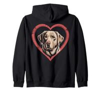 I Love Labrador Retrievers Cuore Labrador Felpa con Cappuccio