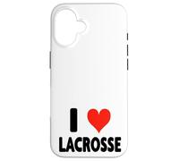 I Love Lacrosse - Heart Midfield Defense Portiere Sport Attack Custodia per iPhone 16