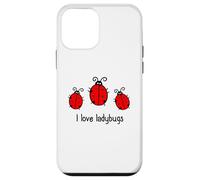 I Love Ladybugs Insetti Coccinella Beetle Coccinella Custodia per iPhone 12 mini