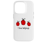 I Love Ladybugs Insetti Coccinella Beetle Coccinella Custodia per iPhone 14 Pro