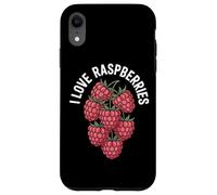 I Love Lamponi Bacche Frutta Passione Custodia per iPhone XR
