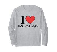 I Love Las Palmas Spagna Maglia a Manica