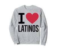 I LOVE LATINOS Orgoglio Latino Comunità Latino Heritage Felpa