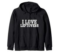 I Love Leftovers Cucina Pratica del Cibo in Cucina - Felpa con Cappuccio