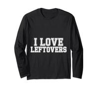 I Love Leftovers Cucina Pratica del Cibo in Cucina - Maglia a Manica