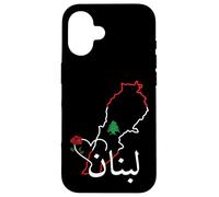 I Love Libano Bandiera Libanese, Bandiera Libanese, Beirut Libano Custodia per iPhone 16