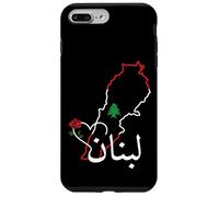 I Love Libano Bandiera Libanese, Bandiera Libanese, Beirut Libano Custodia per iPhone 7 Plus/8 Plus