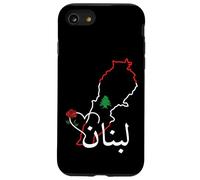 I Love Libano Bandiera Libanese, Bandiera Libanese, Beirut Libano Custodia per iPhone SE (2020) / 7/8