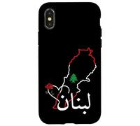 I Love Libano Bandiera Libanese, Bandiera Libanese, Beirut Libano Custodia per iPhone X/XS