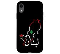 I Love Libano Bandiera Libanese, Bandiera Libanese, Beirut Libano Custodia per iPhone XR