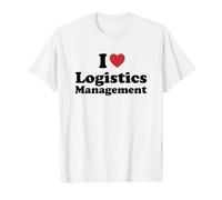 I Love Logistics Management Student Major Graduation Maglietta