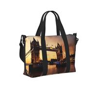 I Love London - Borsa a mano da viaggio per donne e uomini, leggera, pieghevole, per gite nel fine settimana, palestra, vacanze