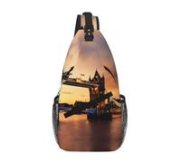 I Love London - Borsa a tracolla a tracolla, da uomo e da donna