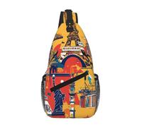 I Love London - Borsa a tracolla a tracolla, da uomo e da donna