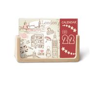 I Love London Britain - Calendario 2022 con scritta "Big Ben Bus", 12 mesi