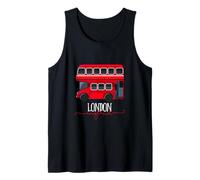 I Love London, Cool London UK Red Bus Illustration Graphic Canotta