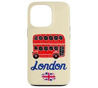 I Love London, Cool London UK Red Bus Illustration Graphic Custodia per iPhone 13 Pro