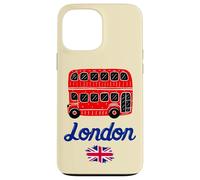 I Love London, Cool London UK Red Bus Illustration Graphic Custodia per iPhone 13 Pro Max