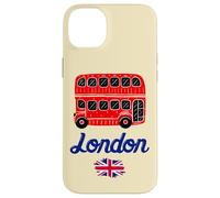 I Love London, Cool London UK Red Bus Illustration Graphic Custodia per iPhone 14 Plus