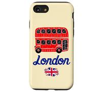 I Love London, Cool London UK Red Bus Illustration Graphic Custodia per iPhone SE (2020) / 7 / 8