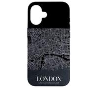 I Love London, fantastico design grafico di moda sullo skyline di Londra Custodia per iPhone 16