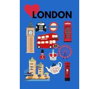 I love London | Notebook | Lined paper journal | 6 x 9 | 120 pages