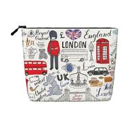 I Love London - Trousse da viaggio versatile, ideale per la routine quotidiana e i viaggi di lavoro, Nero , Taglia unica, Beauty case