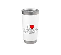 I Love Lying Bicchiere termico in acciaio inox doppia parete