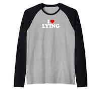 I Love Lying Maglia con Maniche Raglan