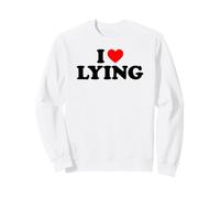 I Love Lying Shirt, I Heart Lying Felpa