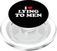 I Love Lying To Men, I Heart Lying To Men PopSockets PopGrip per MagSafe