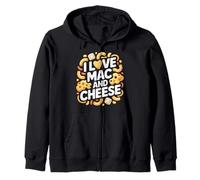 I Love Mac And Cheese Fun Pasta Dichiarazione Felpa con Cappuccio