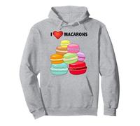 I Love Macarons Paris Gifts Maglietta Macaron Amanti dei Macaron Felpa con Cappuccio