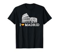 I Love Madrid Funny Gag Joke Colosseum Prank Humor Novelty Maglietta