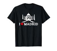 I Love Madrid Funny Indian Landmark Prank Joke Gag Novelty Maglietta