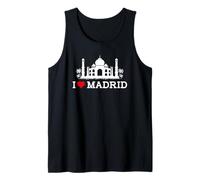 I Love Madrid Funny Indian Prank Joke Gag Landmark Novelty Canotta