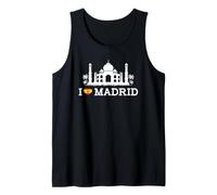 I Love Madrid Funny Prank Joke Indian Landmark Gag Novelty Canotta